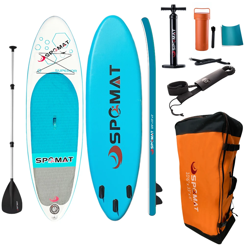 

Amazon Hot sale Custom Design Water Sport SUP Surf Wake Board ISUP Inflatable Paddle Board with Accessories