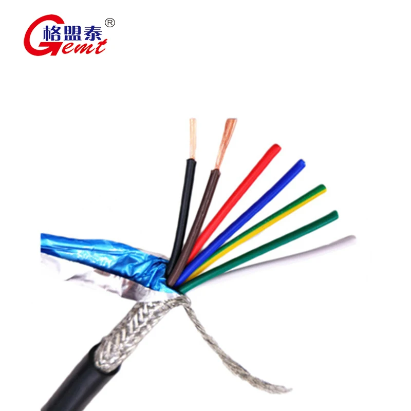 300v Rvvp Multi Core Shielded Cable And Wire 2 Core Flexible Shielded ...