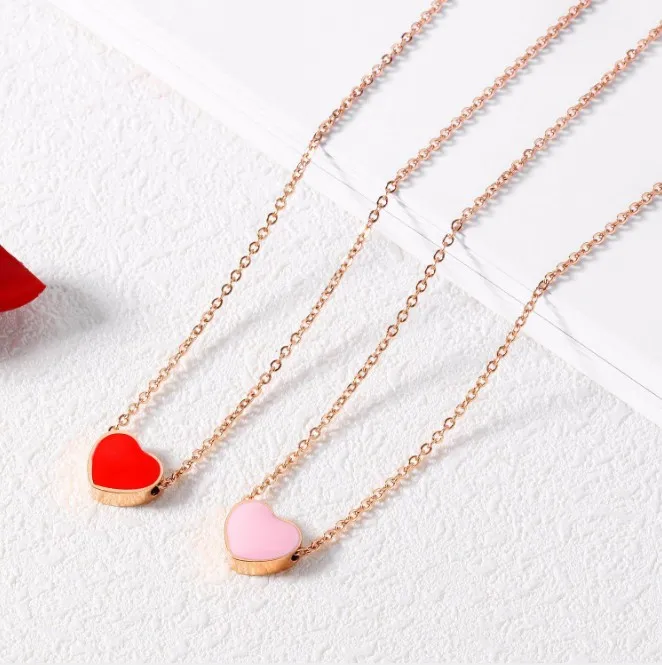 Red Heart Necklace 