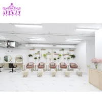

2019 ins white salon footsie bath pedicure chair for sale