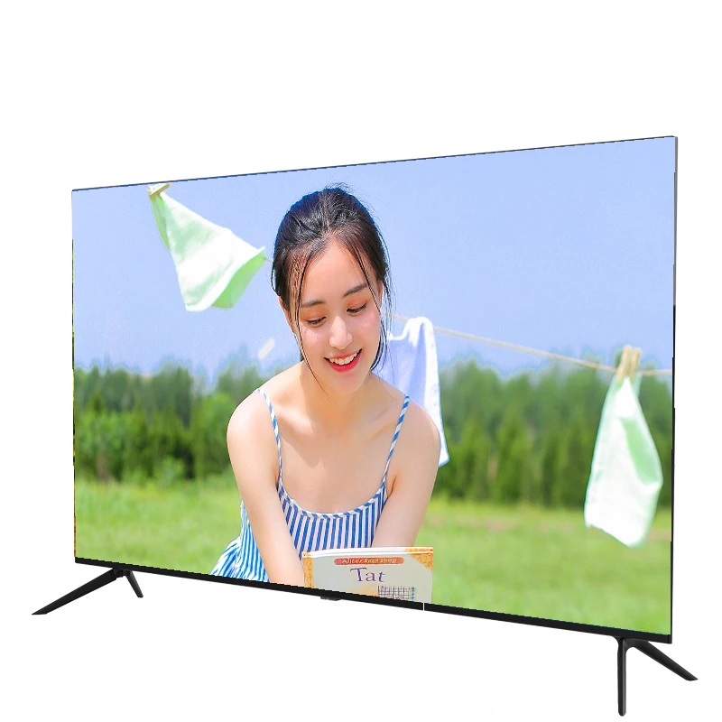 

large television 50" smart android 4k tv with T2 S2 smart 50 4k uhd tv