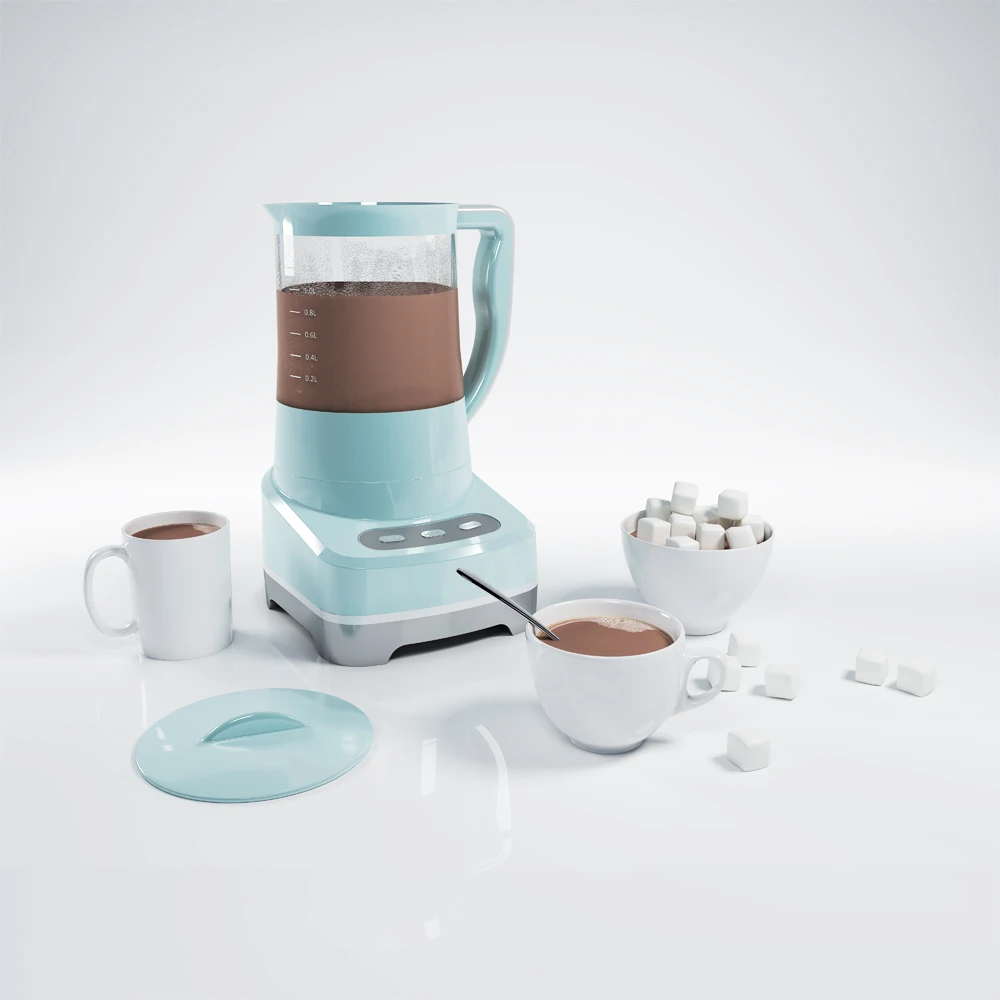 Household Home Use Portable Coffee Maker Hot Drink Beverage Latte Mocha Tea Mixer Maker Cocoa Drink Machine Hot Chocolate Maker