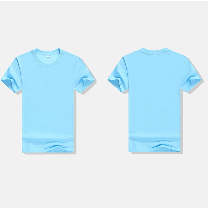 Custom Printed Men Women Bulk Plain Wholesale 100cotton Shirts