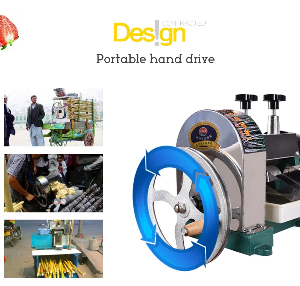 Xeoleo Manual Sugar Cane Juicer Sugar Cane Juicing Machine Manual Cane