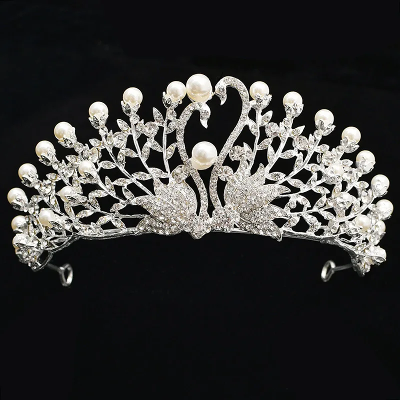 

Crystal Hair Accessories Headband Bridal Wedding Princess Crown Headpiece Headband Halo Girls Tiara Crown