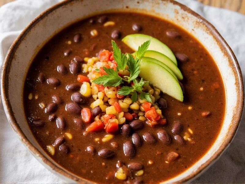 Spicy Black Bean Soup: Recipe, Benefits & Perfect Pairings