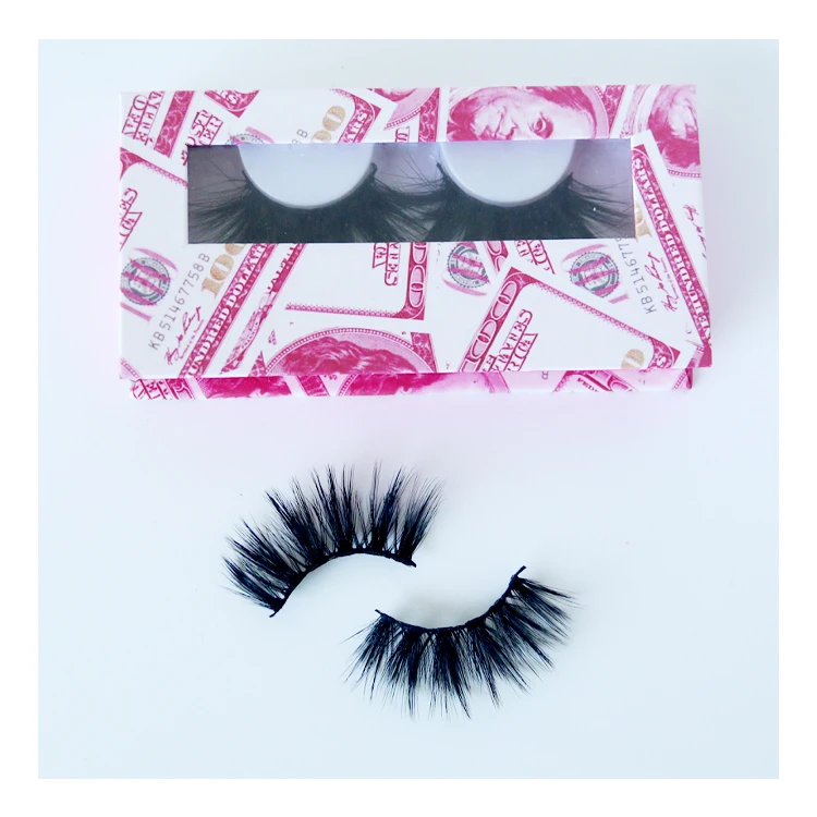 

Custom Packaging Faux Mink Strip Lashes Eyelash 15mm 18mm 3d Mink Eyelash