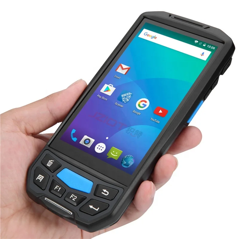 JZIOT V9000 Android 7.0 handheld Bluetooth wireless WIFI mobile phone long range UHF NFC RFID card reader writer android pda