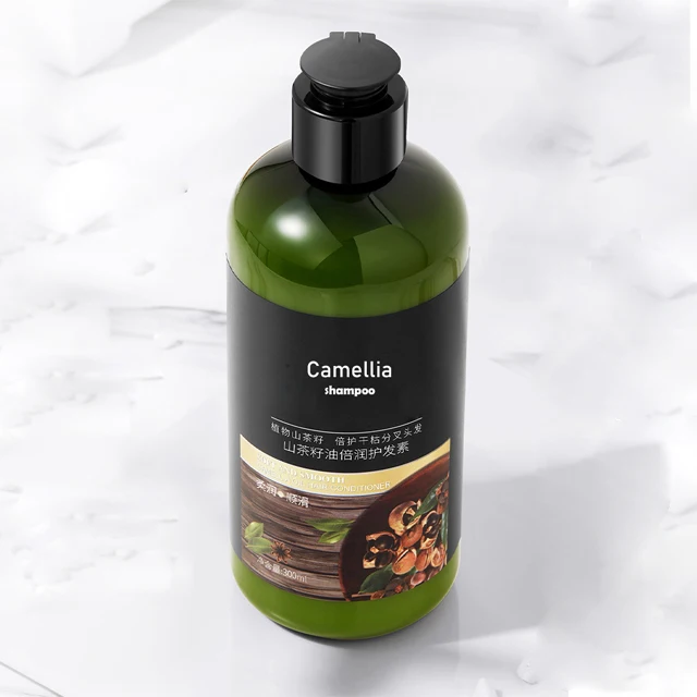 

OEM customer logo detox Shampoo For All Hair Types Camellia essential deep nourishing 300ml shampoo Sulphate Free Paraben OEM