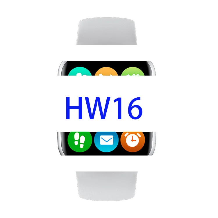 

2021 new Arrival hw 16 smartwatch series 6 iwo 13 big black Android reloj inteligent watch6 hw16 plus pro smart watch pk hw12