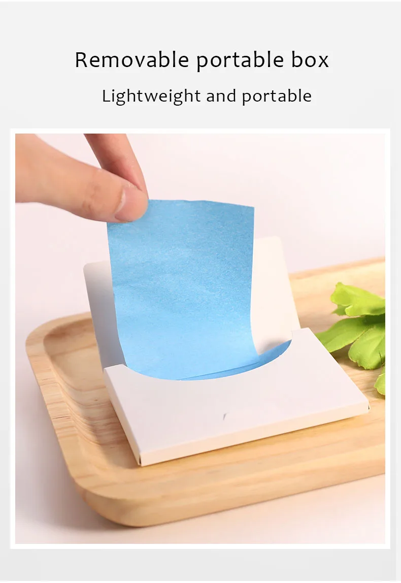 2020新设计天然竹炭吸油纸挺会逗乐侧组织面部皮肤油脂吸收片 - buy