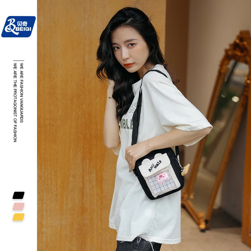 

Drop Shipping Sweet Front PVC Candy Jelly Pocket Mini Pig Design Women Girls Kids Cute Mini Fashion Messenger Crossbody Bag