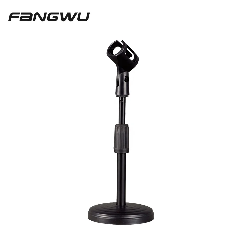 

Clip Desktop Mic Stand Pictures Tablet Holder For Microphone, Black