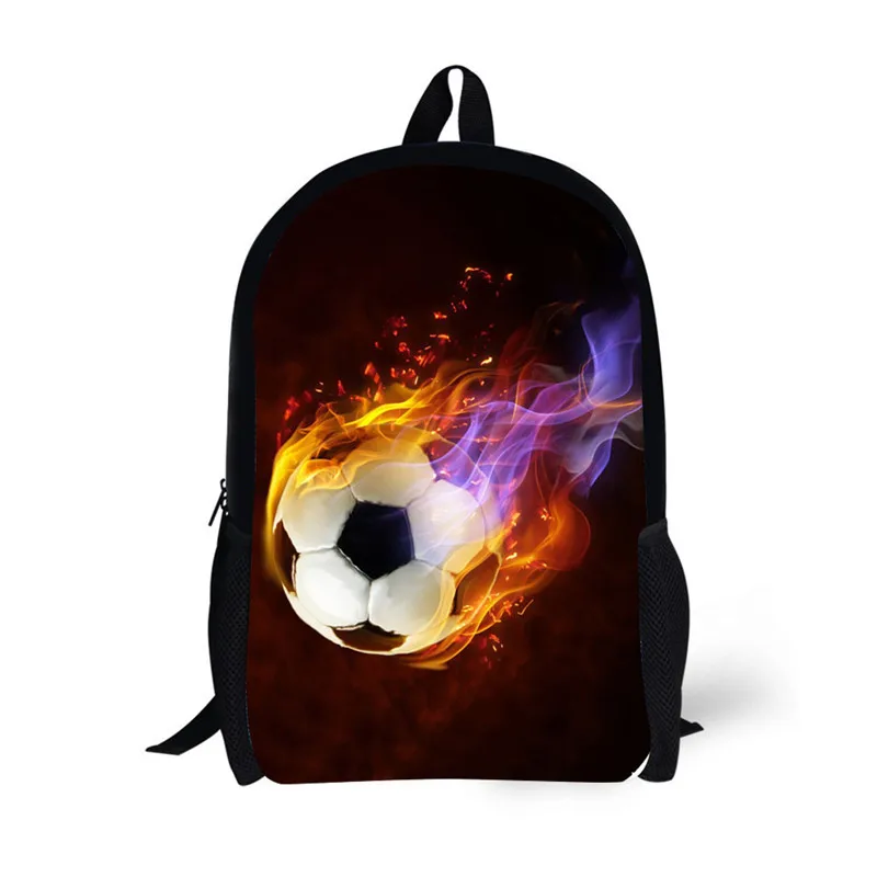 

Sport Soccer Ice Hockey Printed Backpack School Bag Mochila for Boys