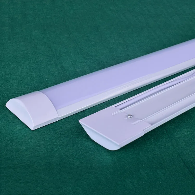 Aluminum Slim Led Flat Linear Tube Lighting 18w 36w 72w Led Batten Light 2ft 4ft 8ft
