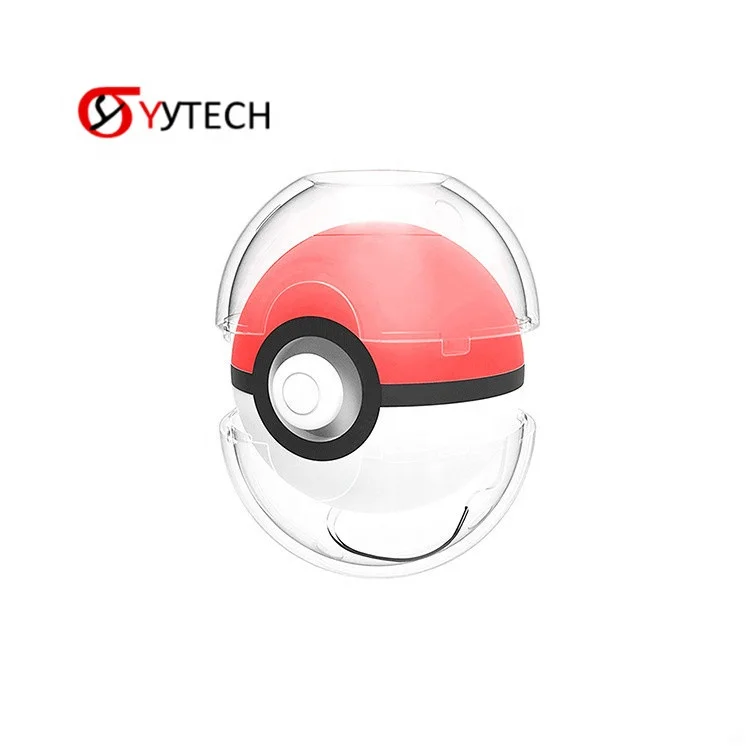 

SYYTECH New Game Hard Transparent Protective Crystal Case for Nintendo Switch Pokemon Lets Go Ball Plus Accessories
