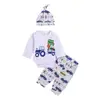 Kids Easter Elements Long Sleeve Trousers Set children fall boutique clothes