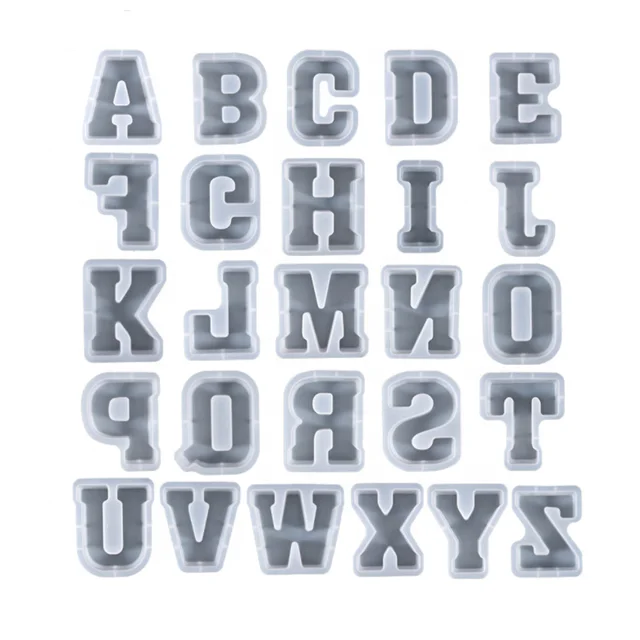 

DLR669 3D Letters Mold 6.5 Inch Large Alphabet C Silicone Epoxy Mould