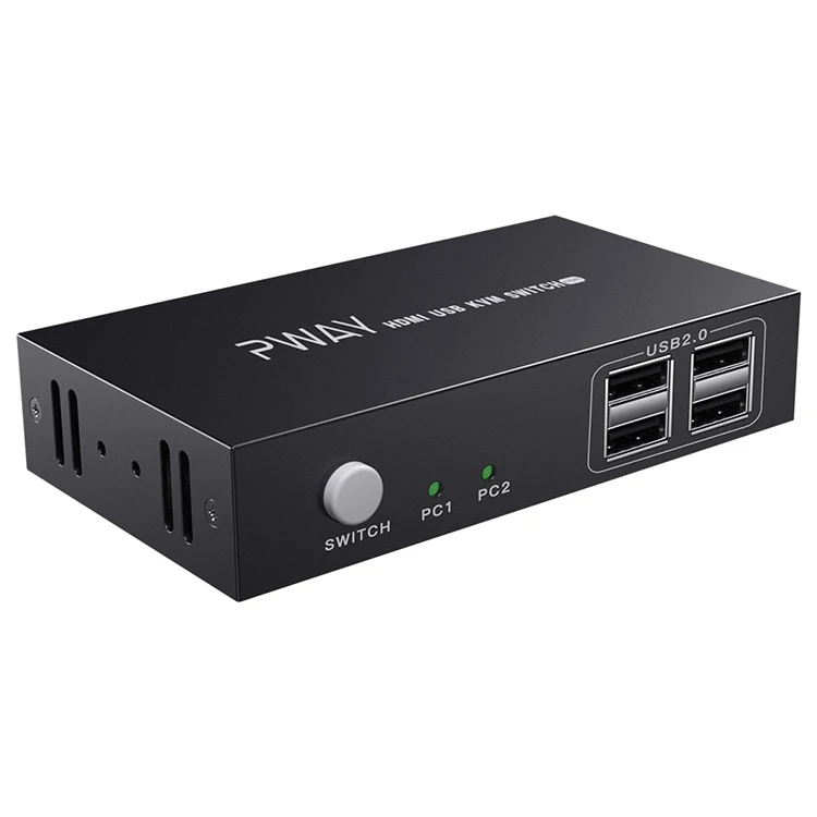 

OEM ODM factory 2 ports usb KVM switch 4K HD KVM switch