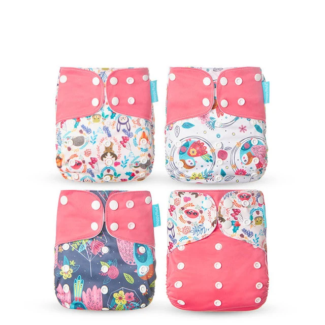 

Happy flute newest patterns  reusable baby cloth diaper with waterproof PUL washable nappy, Colorful