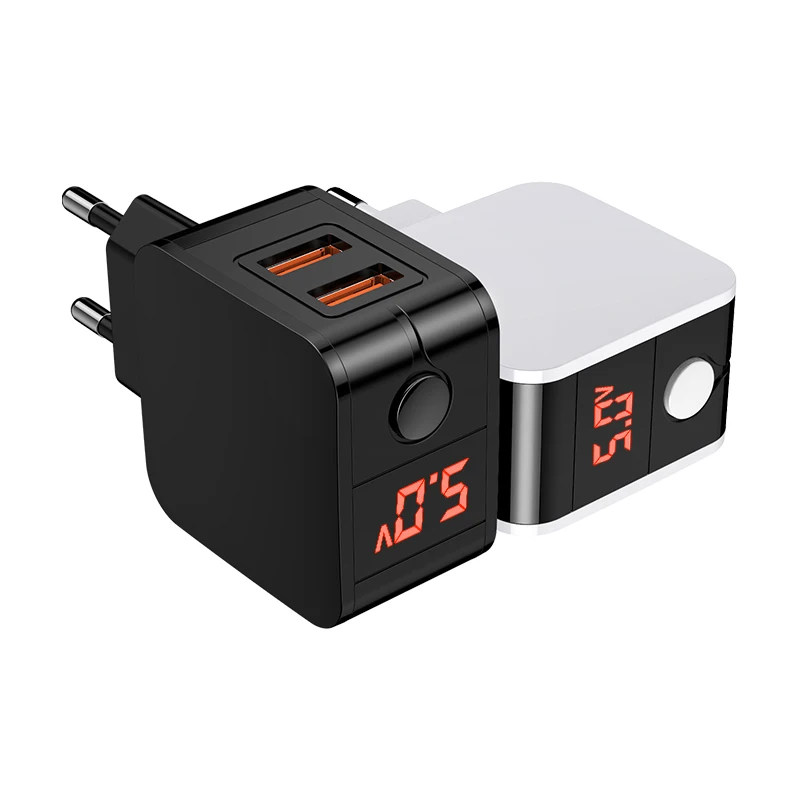 

Fast Quick Charging Plug Adpter 2 USB Wall Travel Charger For Xiaomi Samsung Huawei iPhone
