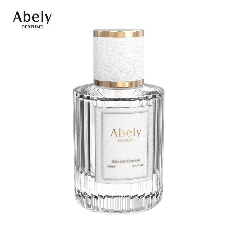 

Abely Custom Wholesale Luxury Empty Fragrance Bottle 50mL Fancy Glass Perfume Bottle With Plastic Cap