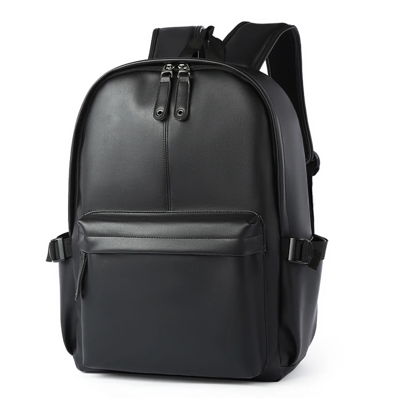 

Mochila Pu Leather Collage Bags Men women Laptop Backpack waterproof Teenagers Rucksack