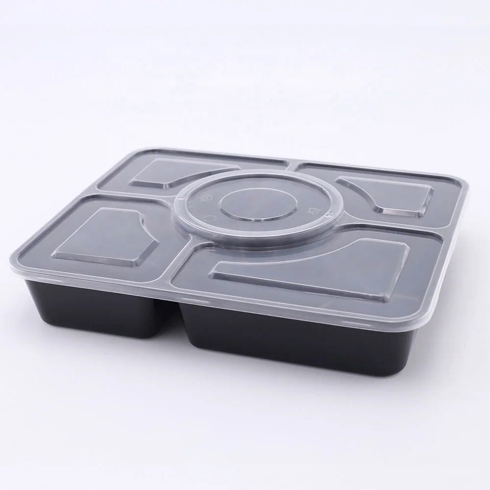 

lunch box meal box easy to take away disposable plastic compartment cheap bento lunch boxes for restaurant