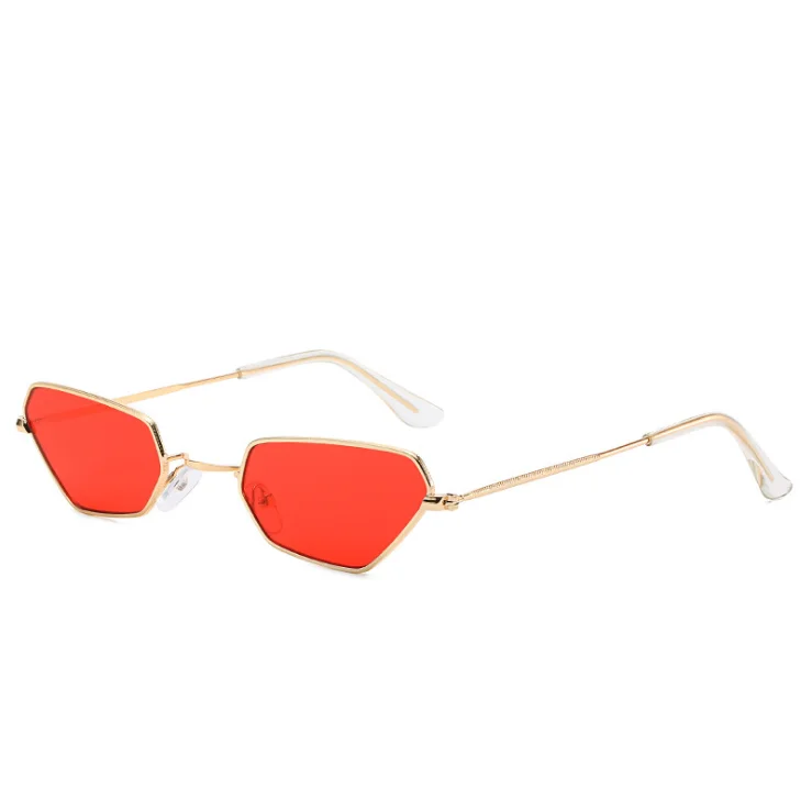

2021 new cateye small frame vintage sun glasses fashion retro colour sunglasses