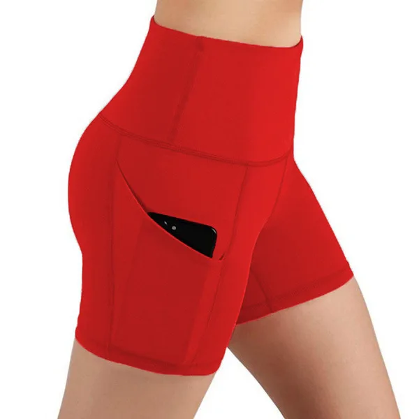

Custom Running Fitness Gym Shorts Women Seamless Yoga Shorts With Pockets