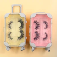 

Private Label Hugely Popular 25mm Mink Eyelashes Multi-layered Real 5D Mink Eyelashes with Custom Packaging Boxes