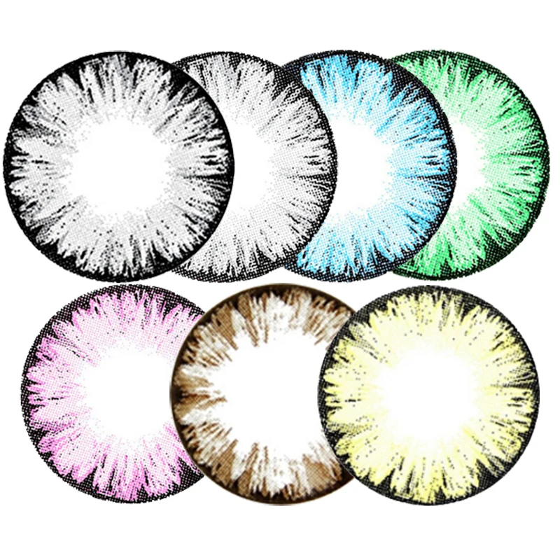 

2021 Different Models colored lens contact lenses, Green