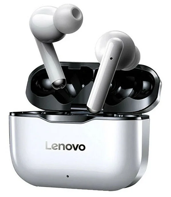 

2022 original Lenovo LP1 earbuds stereo noise reduction bass smart touch control wireless TWS earphone headphones