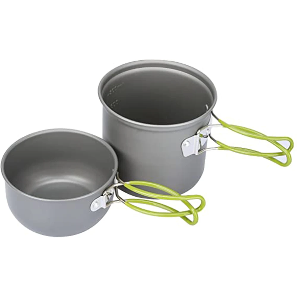

FunFishing Aluminum Alloy Camping Pot Hiking Picnic Tourist Tableware Set