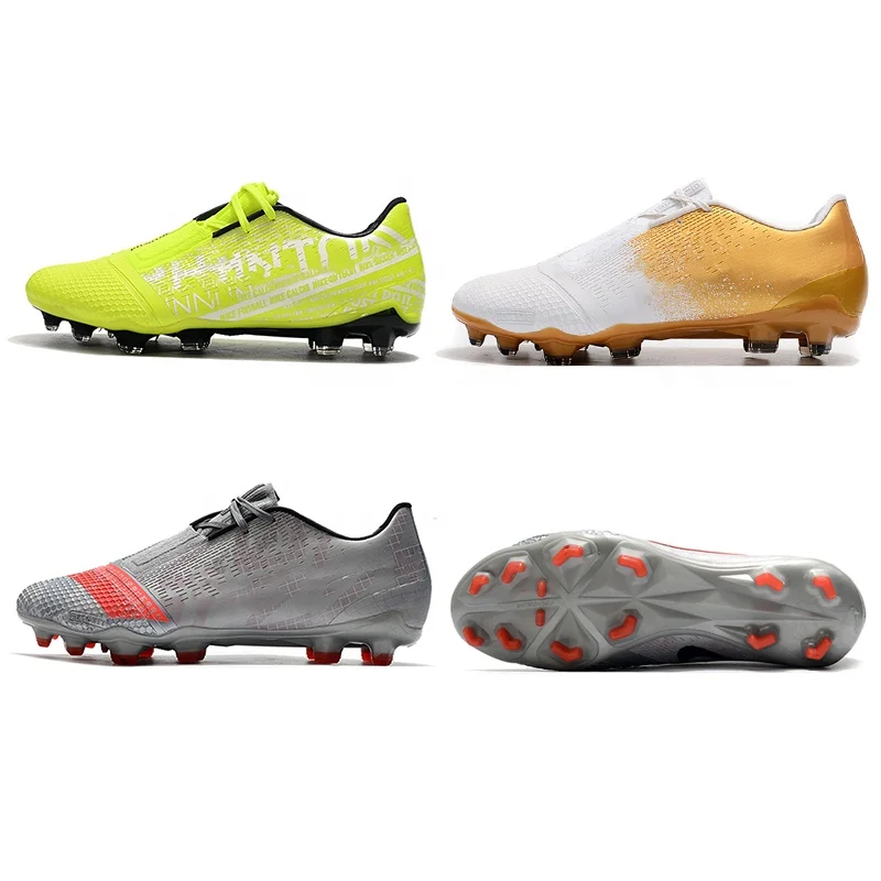 

Men Sport Breathable Long Spike cleats FG for Firm ground outdoor Artificial grass Professional Soccer shoes Football boots