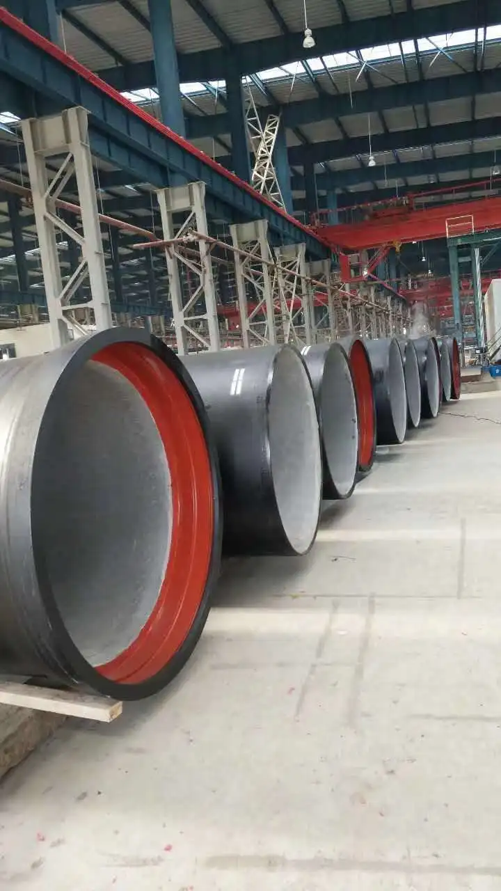 type k9 k8 k7 6m longblack and red ductile iron pipe