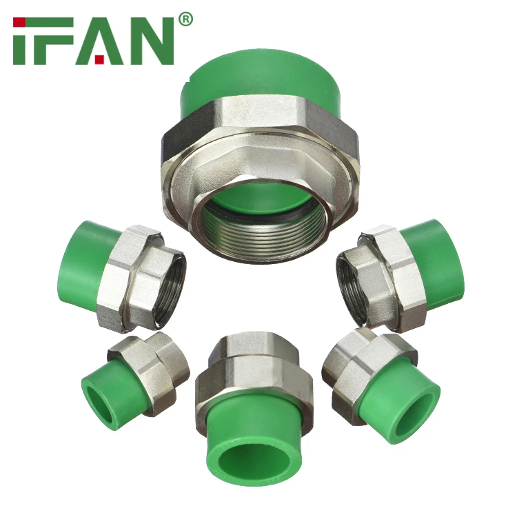 

IFAN All Size Custom Female Male PPR Union PN25 PPR Fitting For Plumbing Materials