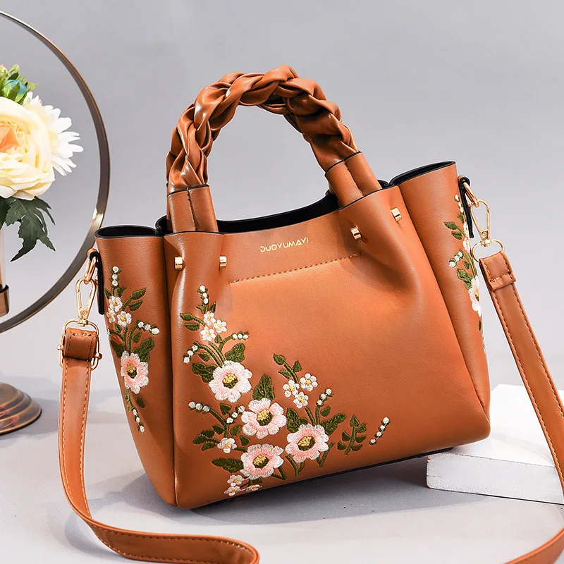 

2021 Newest Ladies bags Fashion high quality Pu leather women's flowers louiss viutton handbags luxury, As the photos