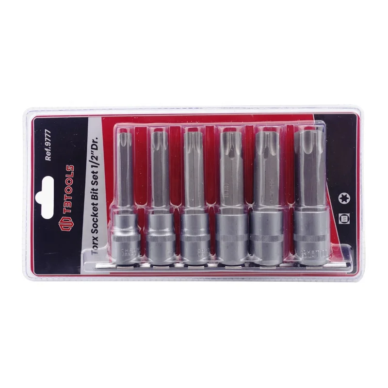 Torx Socket Bit Set 1/2 “dr.6 Pcs Buy 其他车辆工具,工具集,汽车工具 Product on