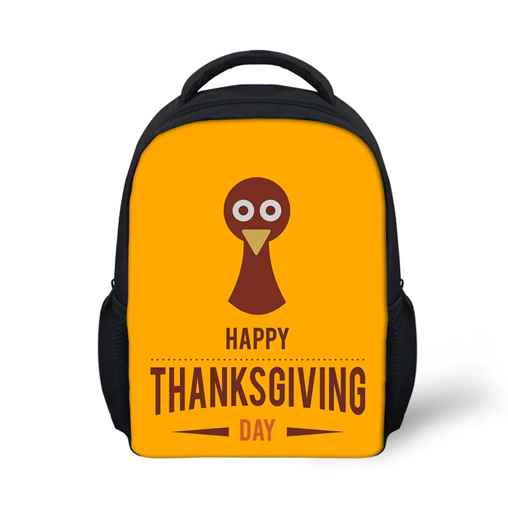 

custom Thanksgiving Day wholesale cheap designer children kids backpack school bags