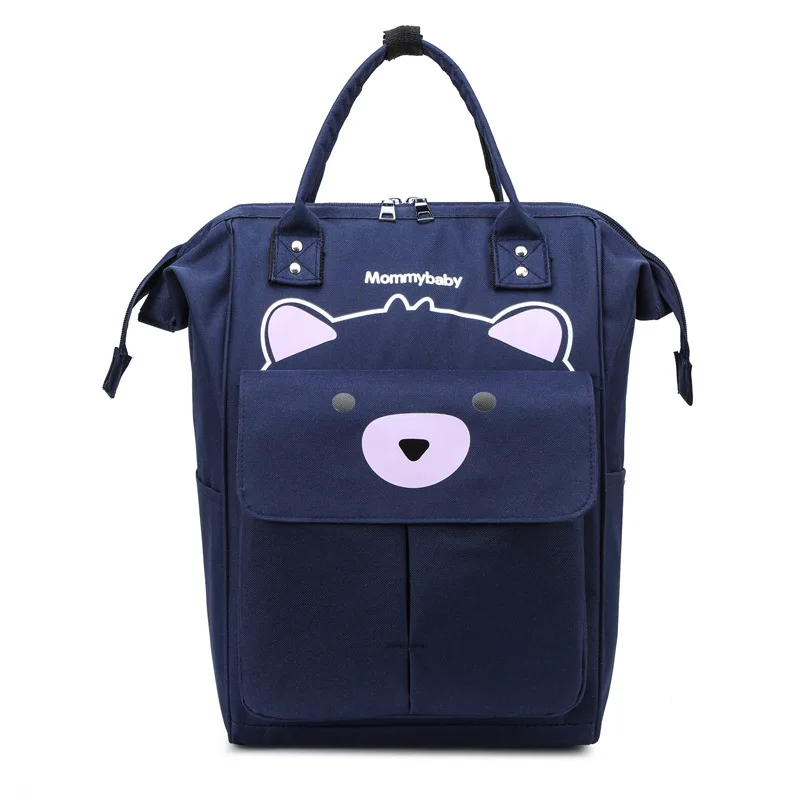 

Stylish Baby Diaper Backpack Large Capacity Cartoon Portable Mommy Bags