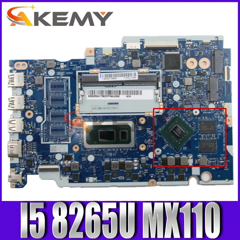 

Mainboard For ideapad S145-14IWL/V14-IWL Laptop notebook motherboard NM-C121 with CPU I5 8265U GPU MX110 2G RAM