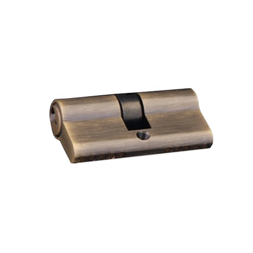 
Customized 5 Pin Solid Brass Euro Profile Door Lock Cylinder With 3pc Keys 