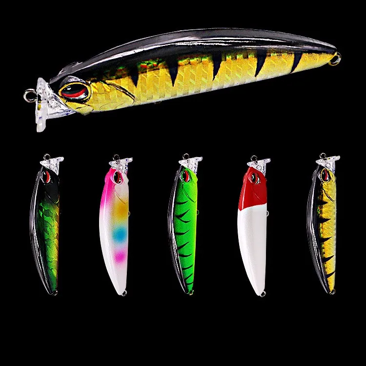 

Hard Bait Wobbler Pesca Wobbler Fishing Popper Lure Hard Artificial 8.5cm 9g Swim Baits, Various