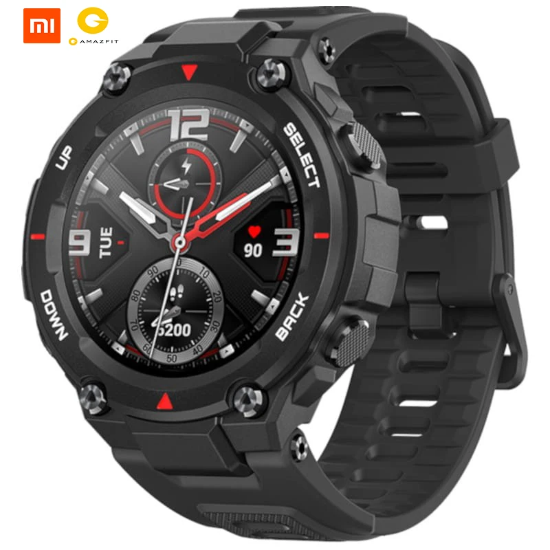 

New Smart watch 2020 CES Amazfit T-Rex 5ATM 14 Sport Modes smart watch GPS / GLONASS MIL-STD For Outdoor