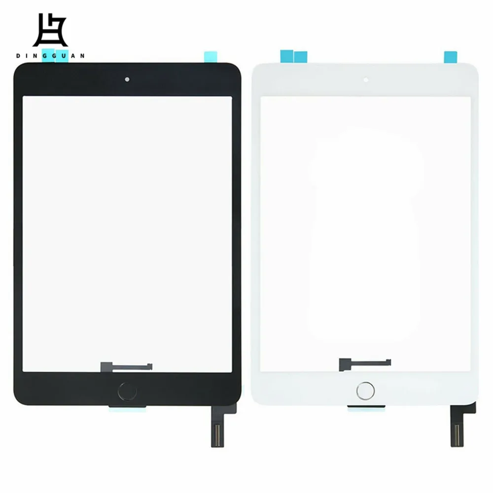 

for iPad mini4 2015 Touch Screen Digitizer with Home Button assembly for iPad mini4 A1538 A1550 tablet Touch, Black,white