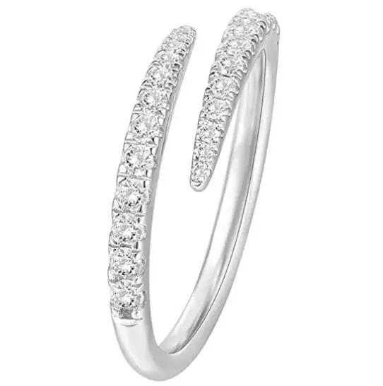 

Personality Gold-plated Ring Cubic Zircon Eternal Open Ring for Women