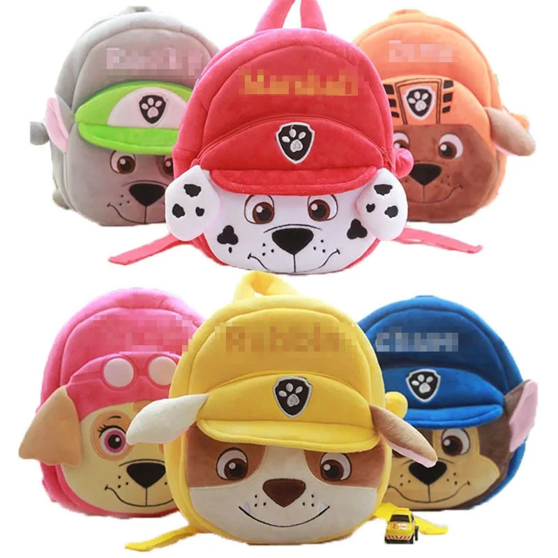 

New Arrival Children gift Dog Paw Cartoon Plush Toddler Bag Kids Backpack