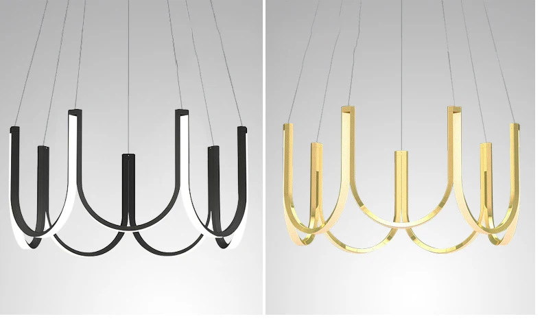 Modern minimalist living room lamp atmosphere high-end post-modern creative bedroom lamp dining room chandelier