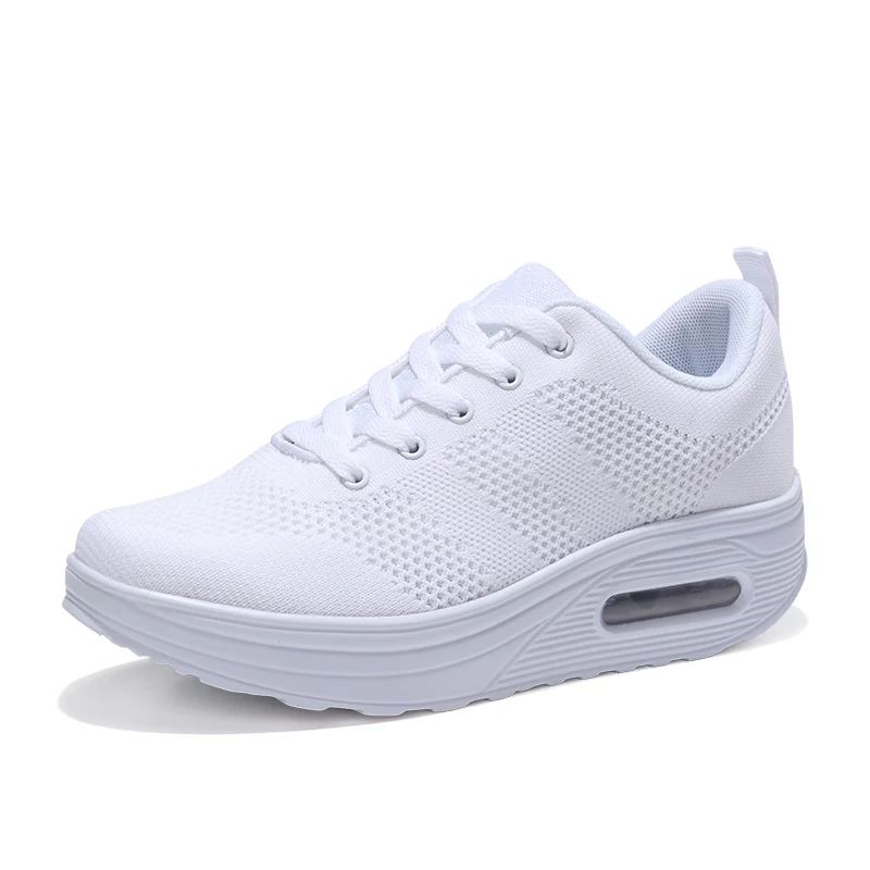 

Women's Walking Shoes Fashion Casual Sport Shoes Sneakers Autumn Platform Flat Slip-On Comfortable Outdoor Mesh Casual Shoes